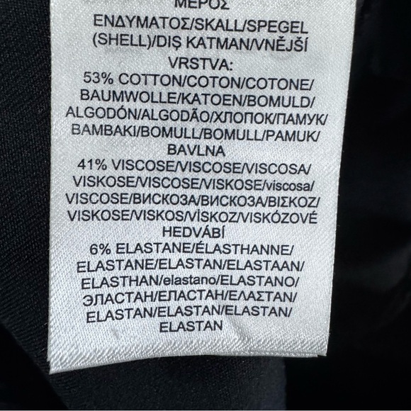 Lauren Ralph Lauren Black Cropped Trouser Pants Size 12 - Picture 9 of 10